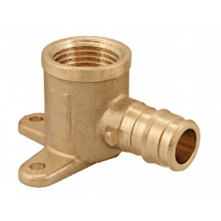 American Imaginations 0.5 in. x 0.5 in. Cold Expansion Brass Wingback Elbow AI-35205